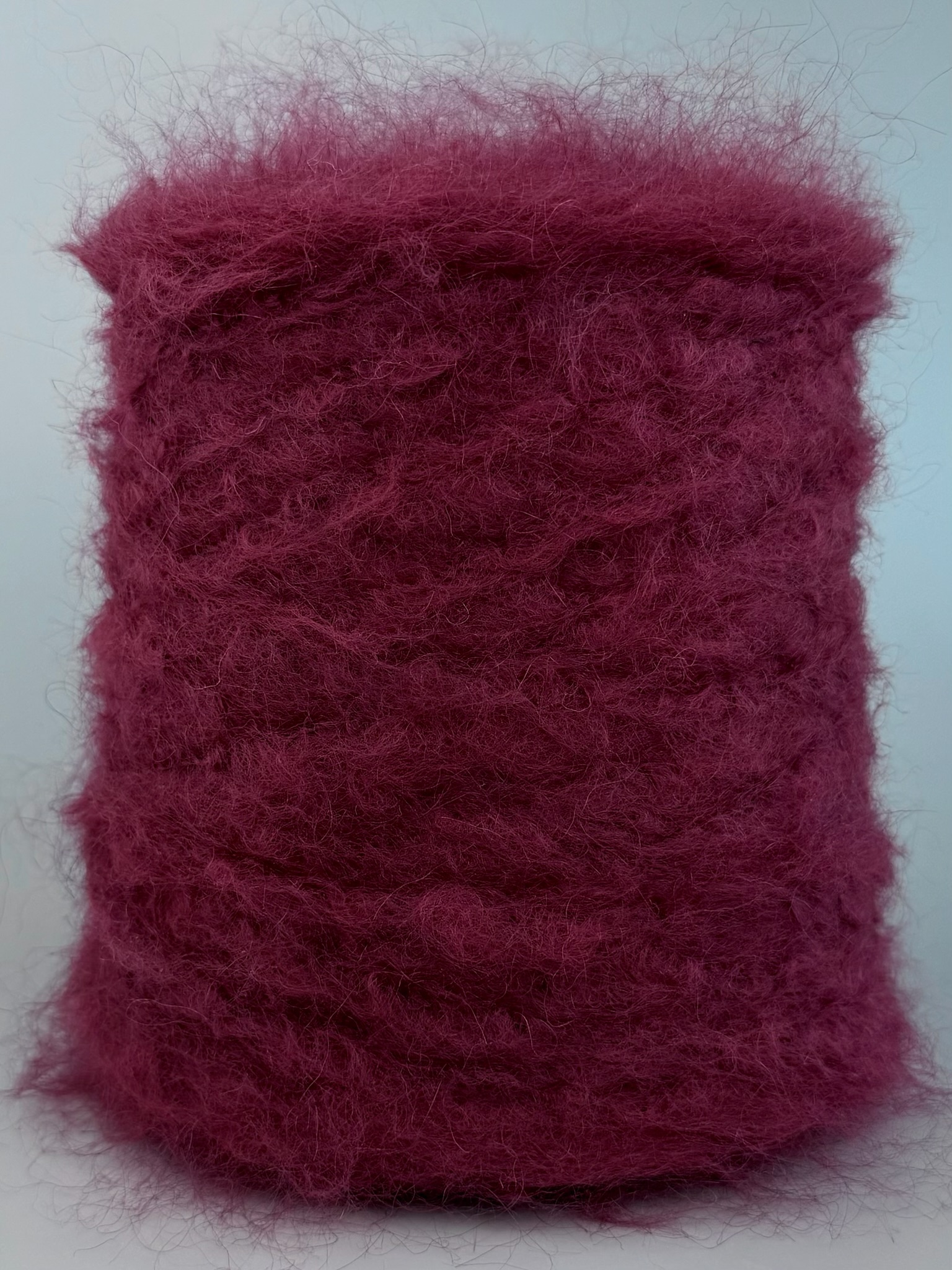 Big Mohair col. Bordeaux – 50% Mohair 24% Merinowolle 18% Alpaka – ca. 280 m / 100 g | Zimpfer Wolle Selezione foto 2